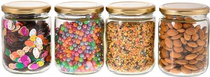 vetreo Glass Grocery Container  - 500 ml