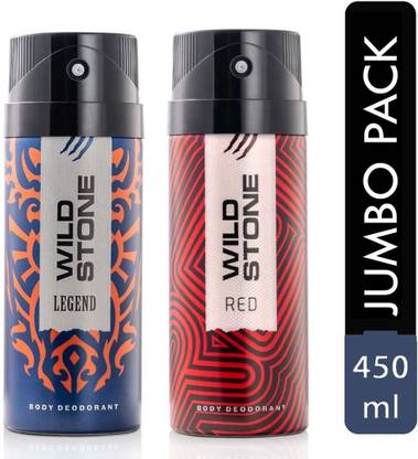 Wild Stone Legend & Red Deodorant Spray  -  For Men