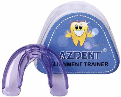 Azdent (Purple-Soft) Teeth Alignment Trainer Teeth Retainer Mouth Guard Braces Mouth Guard