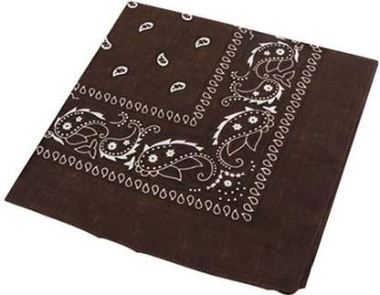 More for Less Hiphop Head Scarf ["Brown"] Handkerchief