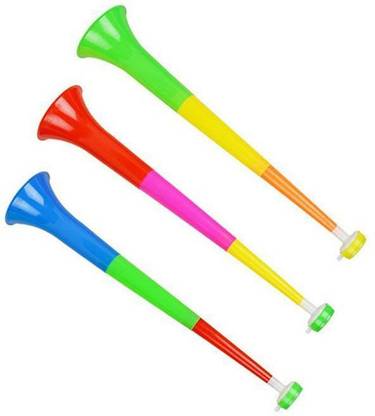 TED TECH 3 Level Cheering Stadium Horn- Set of 3 Party Blowouts