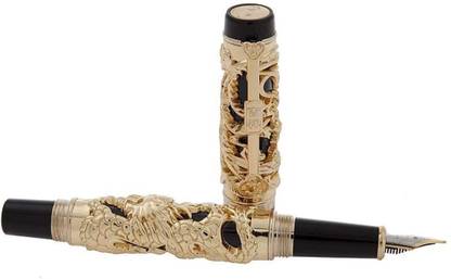 SMART WORLD LUXURY Royal Series Jinhao Special Carving in gold metal on Fountain Pen