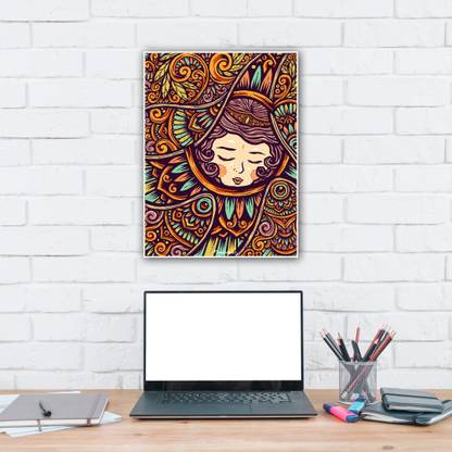 Mandala Art Poster 18 x 12 Inch Fine Art Print