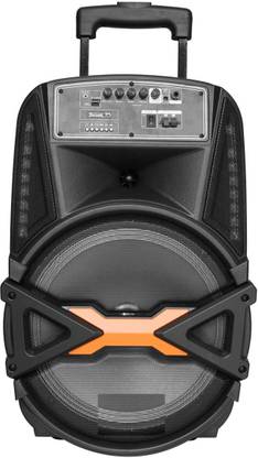 Gadget-Wagon NIC-1240 12 inches Bluetooth trolley 2 mics wireless with FM , USB , parties Indoor, Outdoor PA System