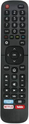 Ehop EN2BP27V Remote fit for Vu Pixelight 4K Smart LED TV 43-UH 50-QDV 55-QDV 65-QDV 50-QDV 55-QDV 65-QDV 75-QDV 50QDV 55QDV 65QDV 75QDV 50SM with Vu OS  Video YouTube Apps Netflix Remote Controller