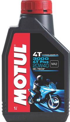MOTUL 4T 3000 4T Plus 20W40 HC-TECH Four Stroke High Performance Engine Oil