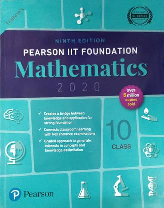Pearson IIT Foundation Mathematics For Class-10 For ( 2020-2021) Examination