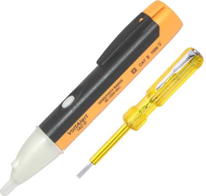 Mass Pro 1+1 Non-Contact Voltage Detector Electric Voltage Tester Line With LED Light, Check Range 90-1000V AC Analog Voltage Tester