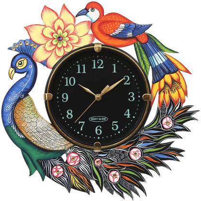 DivineCrafts Analog 32.78 cm X 32.78 cm Wall Clock