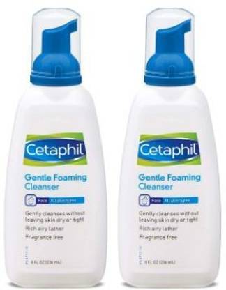 Cetaphil Foaming Face Cleanser Enriched by Vitamin E For All Skin Types, Pack Of 2 Face Wash