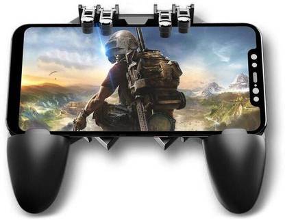 CHG PUBG Mobile Android AK66 Fire Trigger Gamepad Controller Joystick AK66 Gamepad Trigger Controller Holder Handle Shooter for PUBG iOS & Android  Gamepad