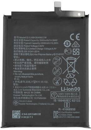 RUTIGH ONLINE SELLING Mobile Battery For  Huawei Huawei P20 Pro CLT-AL00 - 4000mAh