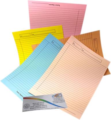 MAJESTIC BASKET One Side Ruled SHEETS One Side A4 100 gsm A4 paper