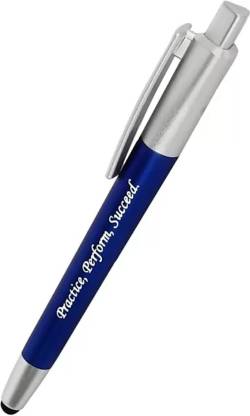 SMART WORLD BLUE colour LED multi Colour light in built Ball Pen-Very Unique and Royal designed for Gifting with Motivational & Loving Msg-(PRACTICE-PERFORM-SUCCEED) Ball Pen