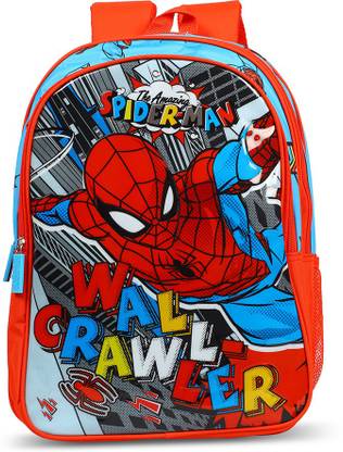 Spiderman Wall Crawler (Primary 1st-4th Std) स्कूल बैग