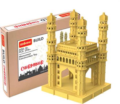 eenlivenn Build Charminar Monument Construction Toy for 8+ years Boys and Girls, Learning, Educational and Activity Toy.