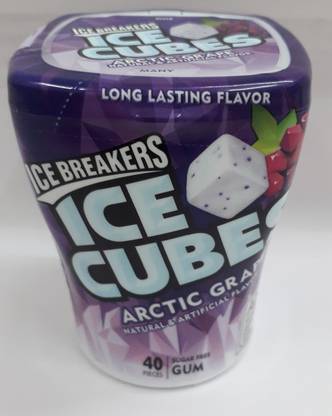 Icebreakers Ice Cube Sugar-Free Chewing Gum, 40 pieces, Arctic Grape Arctic Grape Chewing Gum