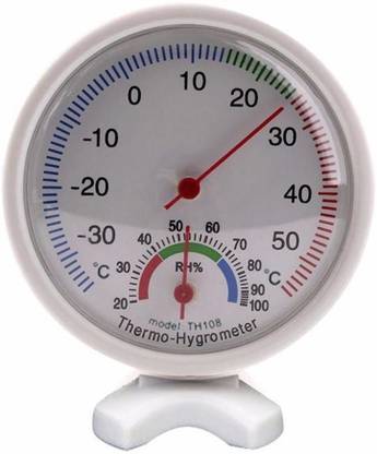 More for Less 0n2EPYkxL7bTB Round Analog Thermometer Thermometer