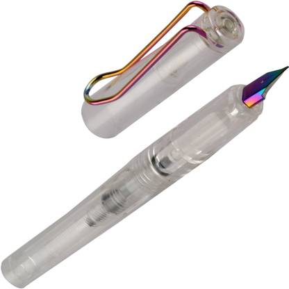 Oculus Clip and Nib, Transparent Plastic Fountain Pen
