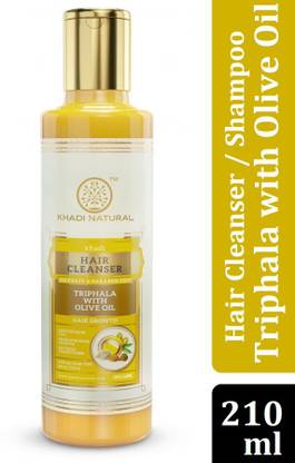 KHADI NATURAL Triphala with Olive Oil Hair Shampoo Sulphate & Paraben Free