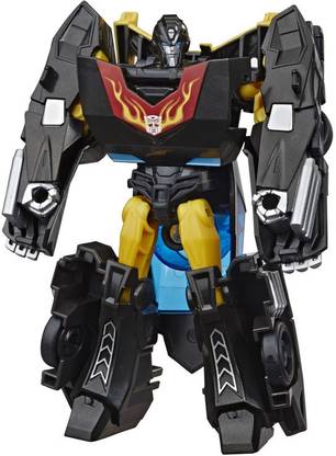 TRANSFORMERS Bumblebee Cyberverse Adventures Warrior Class Stealth Force Hot Rod Action Figure, 5.4-inch