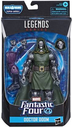 MARVEL Legends Series Fantastic Four 6-inch Collectible Action Figure Doctor Doom Toy,1 Build-A-Figure Part