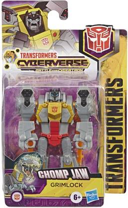 TRANSFORMERS Bumblebee Cyberverse Adventures Action Attackers Scout Class Grimlock Action Figure, 3.75-inch