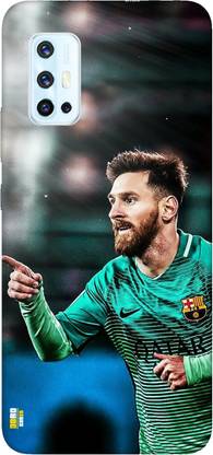 3BroCases Back Cover for Messi Green Jersey Design Printed Case for Vivo V17