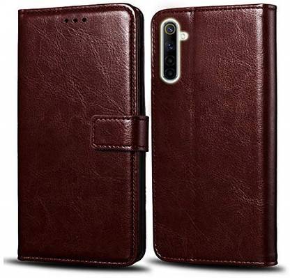 Krofty Flip Cover for Realme 6, Realme 6i