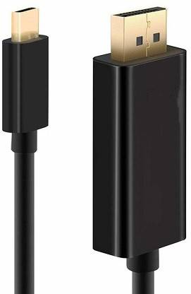 Meshtech HDMI Cable 1.5 m USB 3.1 Type C USB-C to Displayport Dp 4K Uhd HDTV Cable for MacBook & Chromebook & Laptop &for Galaxy S8 DP (C to HDMI Cable)
