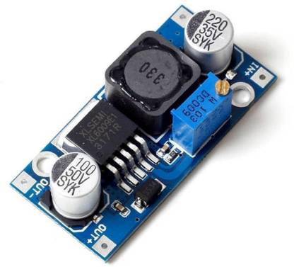 jivith DC-DC ADJUSTABLE STEPUP BOOST MODULE XL6009 BETTER Electronic Components Electronic Hobby Kit