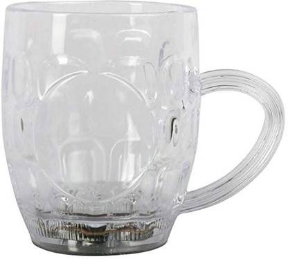 Mopslik Liquid Activated Multicolor LED Glasses Dragon Design Light Up Drinking Glasses LED Flashing Cup for Party Plastic Beer Mug