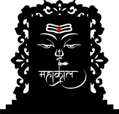 UNIQUE Mahakal idol for Car Dashboard/ Home/ Pooja/ Office/ Study Table/ Decoration डेकोरेटिव शोपीस  -  10 cm