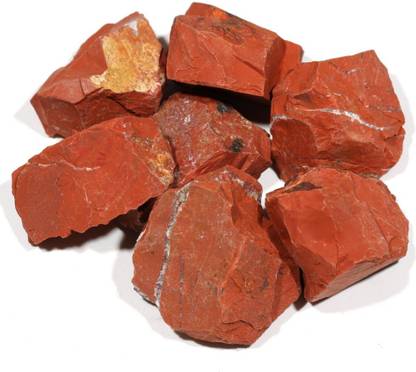 Shubhanjali Natural Rough Red Jasper Raw Stone for Reiki Crystal Healing Red Jasper Rough Raw Gemstones for Vastu Correction 400 Grams Regular Asymmetrical Crystal Stone