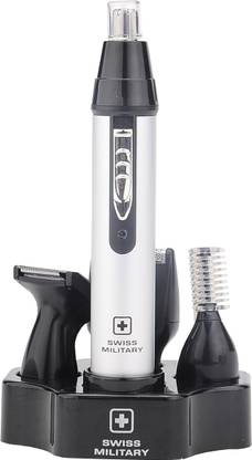 SWISS MILITARY 4 IN 1 GROOMING KIT SHV-7 Grooming Kit 40 min  Runtime 4 Length Settings