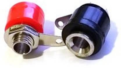 CORE TECHNOLOGIES Banana Socket 4mm Nut Plug Pack of 5 Pigtail Wire Connector