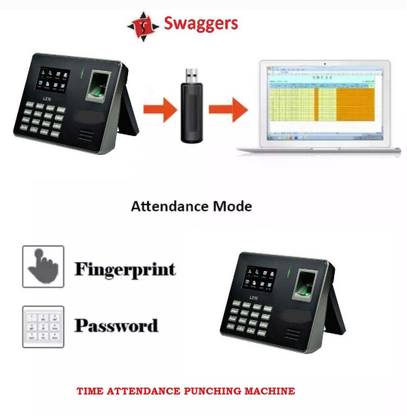 SWAGGERS Fingerprint Time Attendance Punching Machine with 500 user capacity Time & Attendance