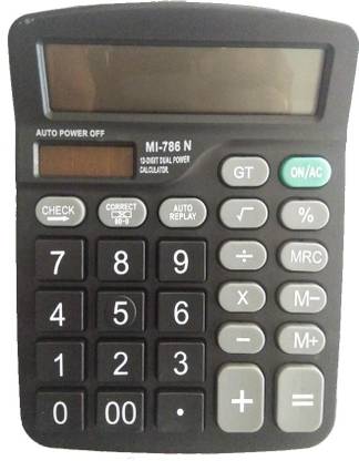 Amigo 12 Digit Large Screen Calculator Financial Accounting Clear inventory Office Home Stationery Basic  Calculator
