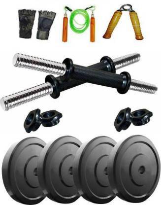 Synergy 10 KGS ADJUSTABLE DUMBELLS WITH ACCESSORIES Fixed Weight Dumbbell