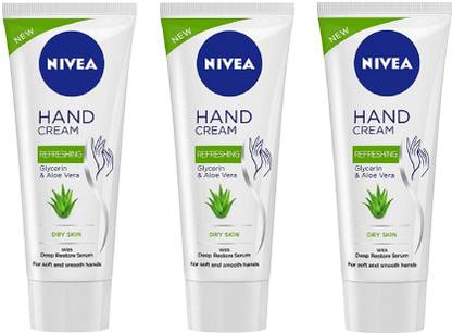 NIVEA Hand Cream Refreshing (Pack of 3) #104