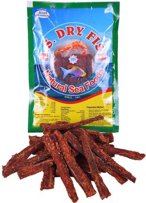 H.S Dry Fish Fish Masala Bombay Duck (Dry-Ready to Fry) 80g Slices