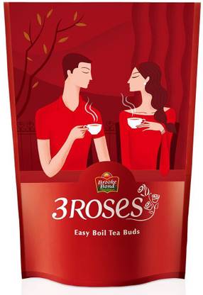 3 Roses Easy Boil Tea Buds, 57.6g (24 Pieces) Herbs White Tea Bags ...