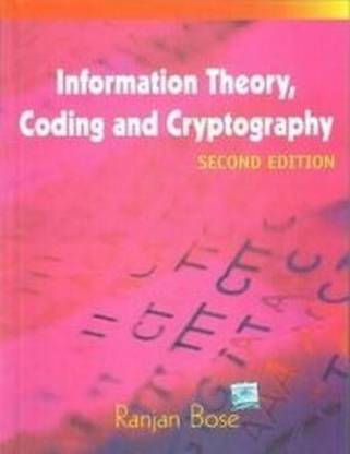Information Theory, Coding and Cryptography