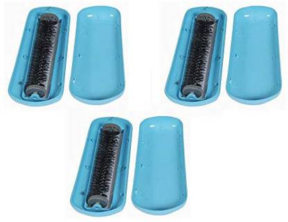 GS Carpet Cleaner Crumb Sweeper Single Roller Dirt Cleaning Brush (Medium Size),Pack of 3 Plastic Wet and Dry Brush