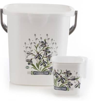Jalore Square 18 L Plastic Bucket