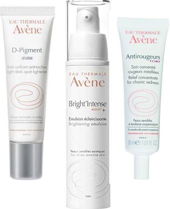 Avene Clinically proven Skin brightening Pack - Bright Intense Emulsion (40 ml),Bright Intense Essence (30ml),D-pigment light (30ml)