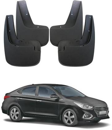 PECUNIA Front Mud Guard, Rear Mud Guard For Hyundai Verna 2015, 2017, 2018, 2019