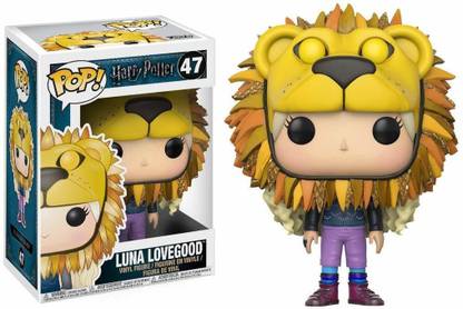 Funko Pop Movies Harry Potter Luna Lovegood with Lion Head Collectible Figure