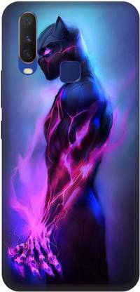 Clickzone Back Cover for Vivo Y12 Printed black_panther Mobile Back Cover