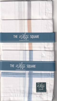 The White Square 1200 W/C ["White"] Handkerchief